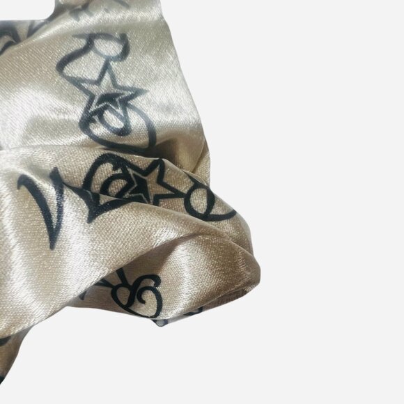 Scrunchie Long Tassel  Bow Gold